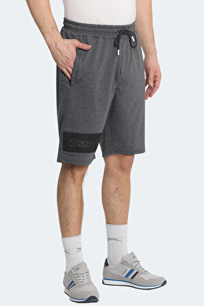Slazenger NUKA Erkek Cepli Kapri Koyu Gri Şort