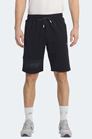 Slazenger NUKA Erkek Cepli Kapri Lacivert Şort