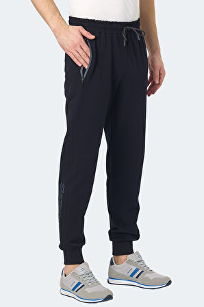 Slazenger NEAL KTN Erkek Fermuar Cepli Lacivert Eşofman Altı