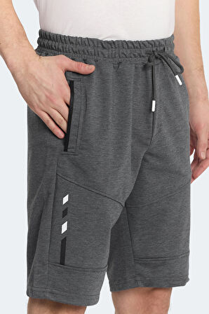 Slazenger NASIM Erkek Cepli Koyu Gri Şort