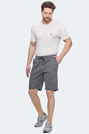 Slazenger NUKE I Erkek Cepli Koyu Gri Şort