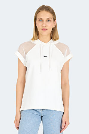 Slazenger VANKA Kadın  Ekru Tişört