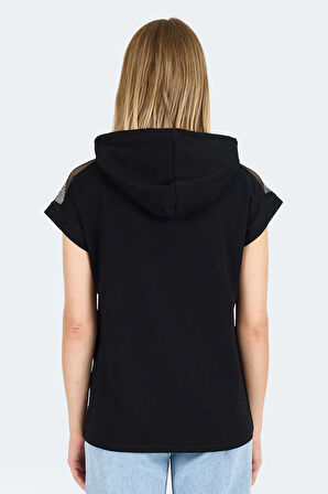 Slazenger VANKA Kadın  Siyah Tişört