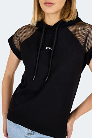 Slazenger VANKA Kadın  Siyah Tişört