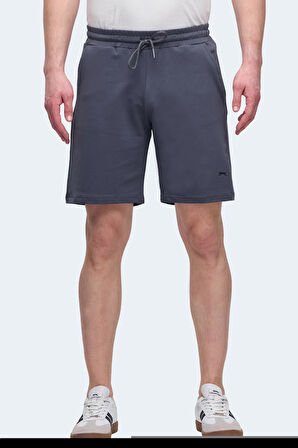 Slazenger VARDAH Erkek Cepli Koyu Gri Şort