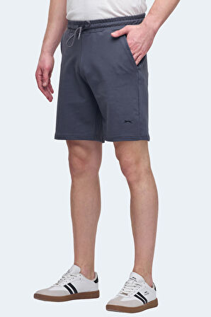 Slazenger VARDAH Erkek Cepli Koyu Gri Şort
