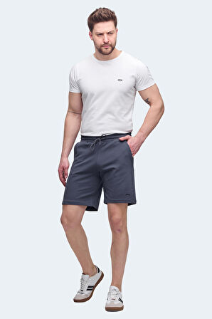 Slazenger VARDAH Erkek Cepli Koyu Gri Şort