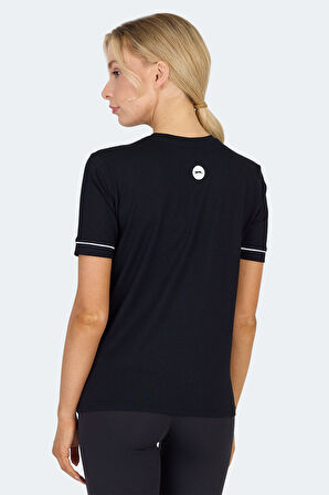 Slazenger VITYA I Kadın  Siyah Tişört