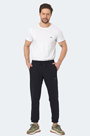 Slazenger KISHA IN Erkek  Siyah Eşofman Altı