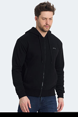 Slazenger KOZZAX IN Erkek  Siyah Sweatshirt