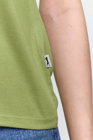 Slazenger PERICAS Kadın Tişört Açık Yeşil