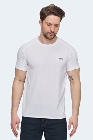 Slazenger VISHAL KTN Erkek  Beyaz Tişört