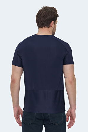 Slazenger VISHAL KTN Erkek  Lacivert Tişört