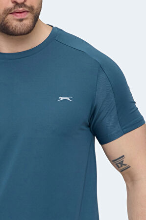 Slazenger VISHAL KTN Erkek  Petrol Tişört