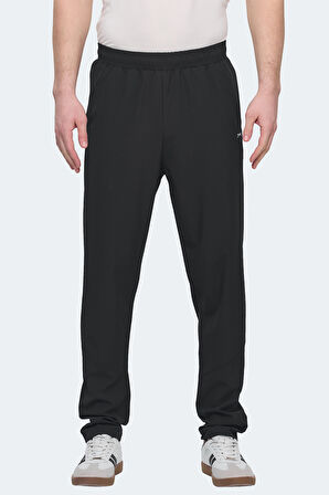 Slazenger VINAL Erkek Cepli Siyah Eşofman Altı