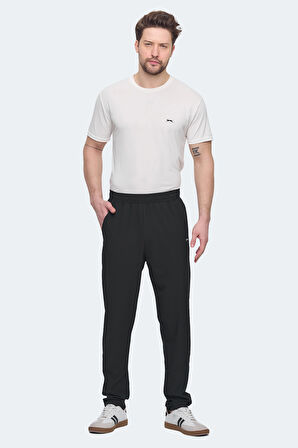 Slazenger VINAL Erkek Cepli Siyah Eşofman Altı
