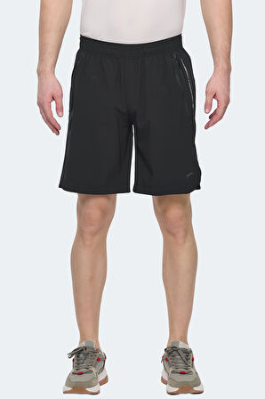 Slazenger VIKTOR Erkek Cepli Siyah Şort