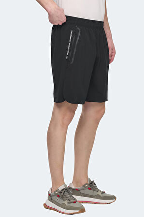 Slazenger VIKTOR Erkek Cepli Siyah Şort