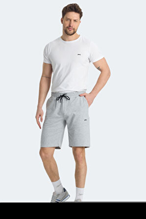 Slazenger ORIA CRF Erkek Cepli Gri Şort