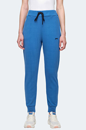 Slazenger VETERAN RBN Kadın Cepli Indigo Eşofman Altı