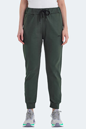 Slazenger VETERAN RBN Kadın Cepli Haki Eşofman Altı