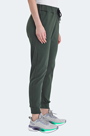 Slazenger VETERAN RBN Kadın Cepli Haki Eşofman Altı