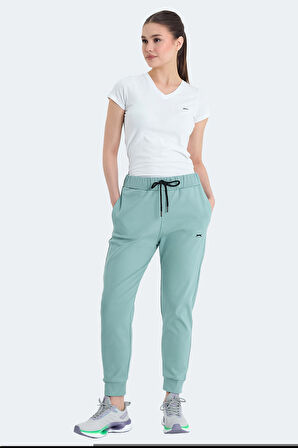 Slazenger VETERAN RBN Kadın Cepli Yeşil Eşofman Altı