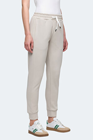 Slazenger VEVA Kadın Cepli Taş Gri Eşofman Altı