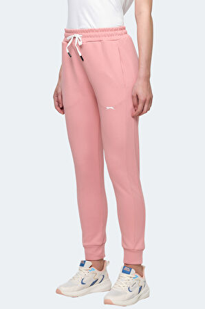 Slazenger VEVA Kadın Cepli Pembe Eşofman Altı