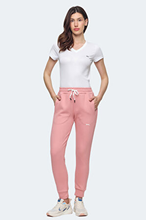 Slazenger VEVA Kadın Cepli Pembe Eşofman Altı