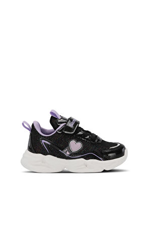 Slazenger KLARION Kız Çocuk Sneaker Ayakkabı Siyah / Mor