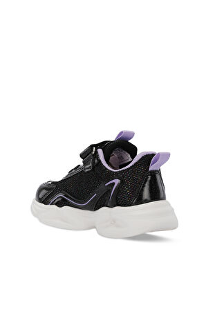 Slazenger KLARION Kız Çocuk Sneaker Ayakkabı Siyah / Mor