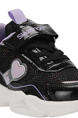 Slazenger KLARION Kız Çocuk Sneaker Ayakkabı Siyah / Mor