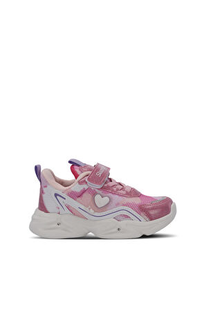 Slazenger KLARION Çocuk Cırt Cırtlı Pembe Günlük Spor Ayakkabısı
