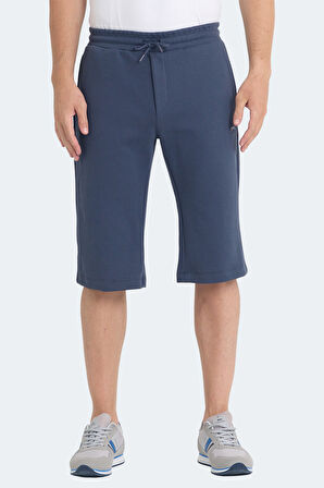 Slazenger VILJA I Erkek Cepli Kapri Koyu Gri Şort