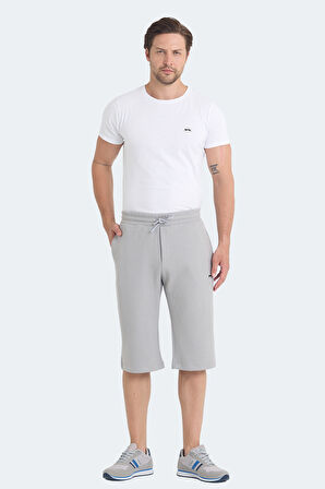 Slazenger VILJA I Erkek Cepli Kapri Gri Şort