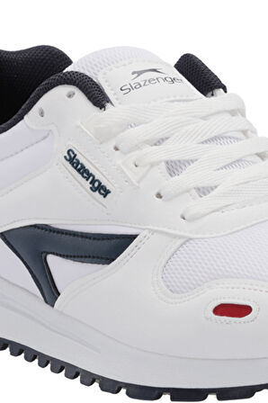 Slazenger OPTIMAX I Erkek  Beyaz / Lacivert Günlük Spor Ayakkabısı