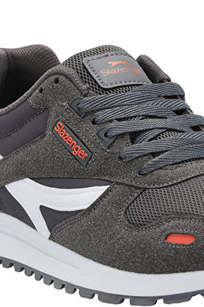 Slazenger OPTIMAX I Erkek  Koyu Gri Günlük Spor Ayakkabısı