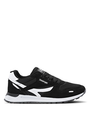 Slazenger OPTIMAX I Erkek  Siyah / Beyaz Günlük Spor Ayakkabısı