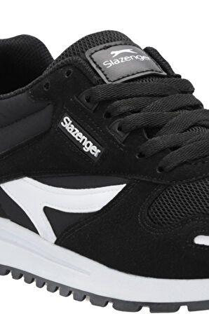 Slazenger OPTIMAX I Erkek  Siyah / Beyaz Günlük Spor Ayakkabısı