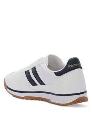 Slazenger OLEKS Erkek  Beyaz / Lacivert Günlük Spor Ayakkabısı