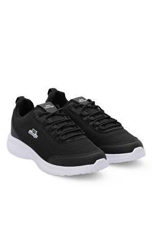 Slazenger EQUINOX I Büyük Beden Erkek  Siyah / Beyaz Koşu & Yürüyüş Spor Ayakkabısı