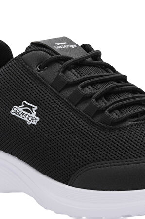 Slazenger EQUINOX I Büyük Beden Erkek  Siyah / Beyaz Koşu & Yürüyüş Spor Ayakkabısı