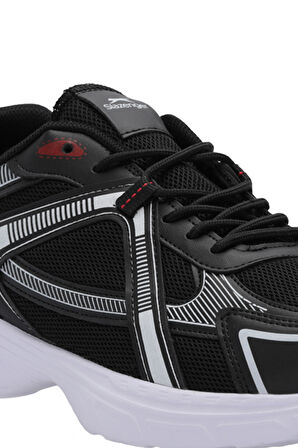 Slazenger EXOTIC I Erkek  Siyah / Beyaz Koşu & Yürüyüş Spor Ayakkabısı