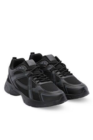 Slazenger EXOTIC I Erkek  Siyah / Siyah Koşu & Yürüyüş Spor Ayakkabısı