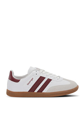Slazenger PING Kadın  Beyaz / Bordo Günlük Spor Ayakkabısı