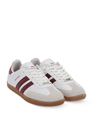 Slazenger PING Kadın  Beyaz / Bordo Günlük Spor Ayakkabısı