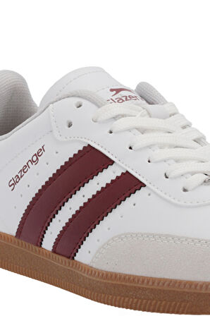 Slazenger PING Kadın  Beyaz / Bordo Günlük Spor Ayakkabısı