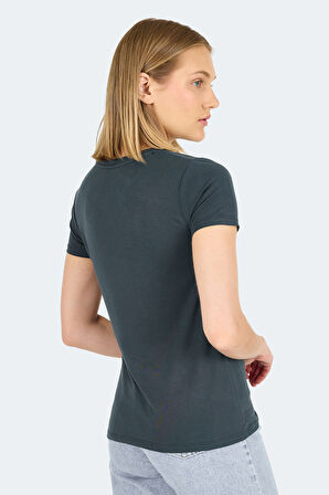 Slazenger PAYTONS Kadın  Antrasit Tişört