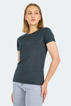 Slazenger PAYTONS Kadın  Antrasit Tişört